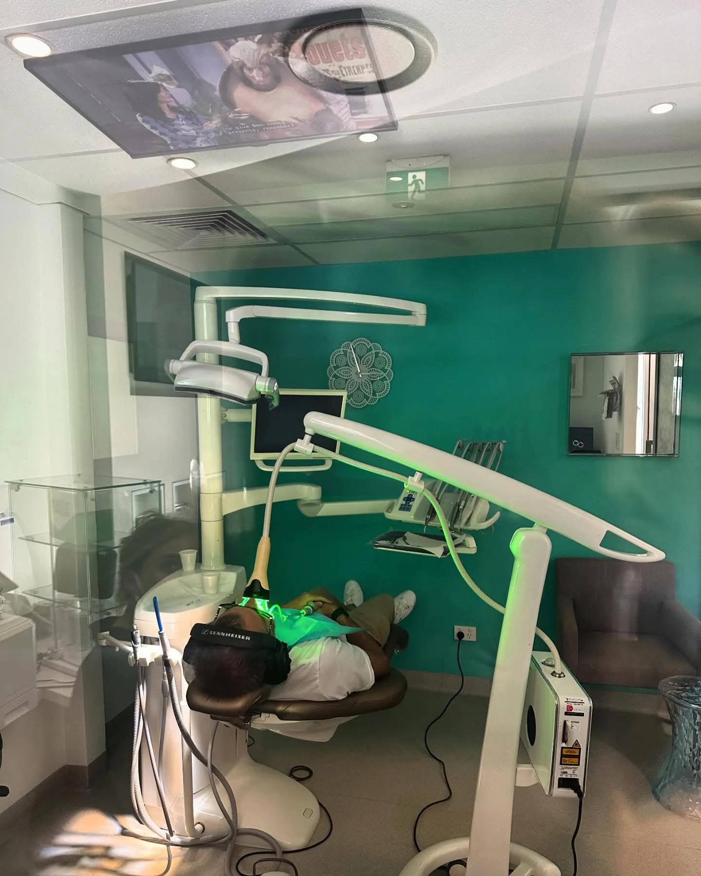 The Smartbleach 3LT light in use in a treatment room